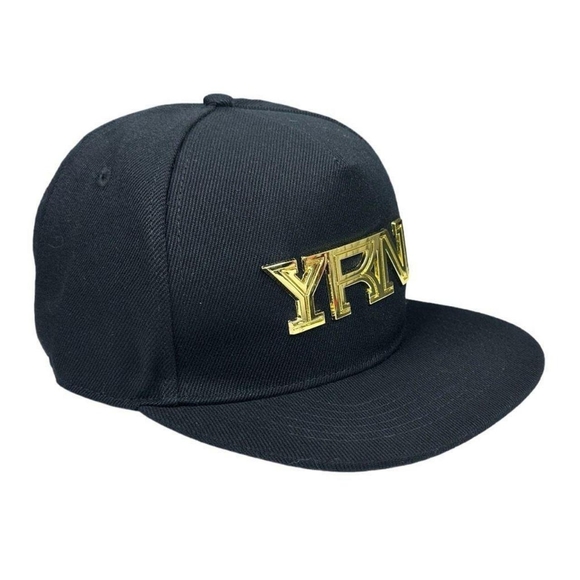 YRN Migos Yung Rich Nation Black Cap Gold Logo SnapBack - Picture 4 of 7